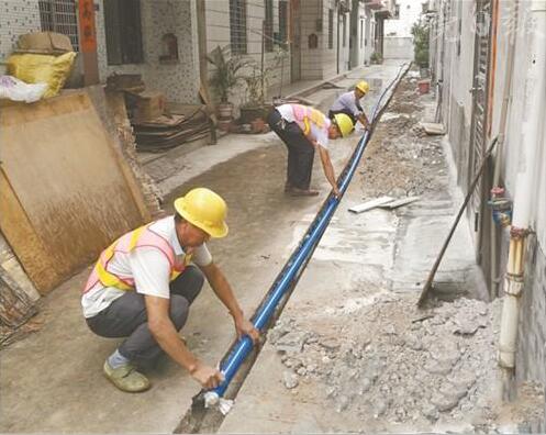 5个村老化供水设备管网改造已完成